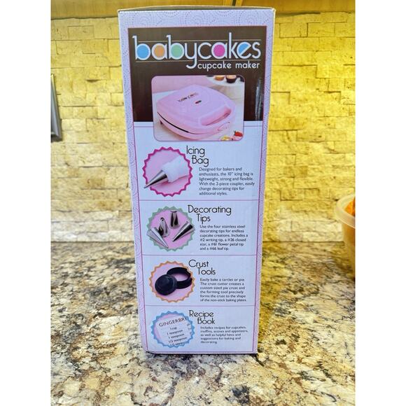 Babycakes Non Stick Mini Cupcake & Pie Maker - New! - Picture 8 of 8